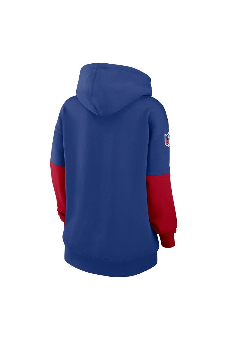 Women's Nike Royal New York Giants 2024 Sideline Essential Fleece Pullover Hoodie, Alternate, color, Royal