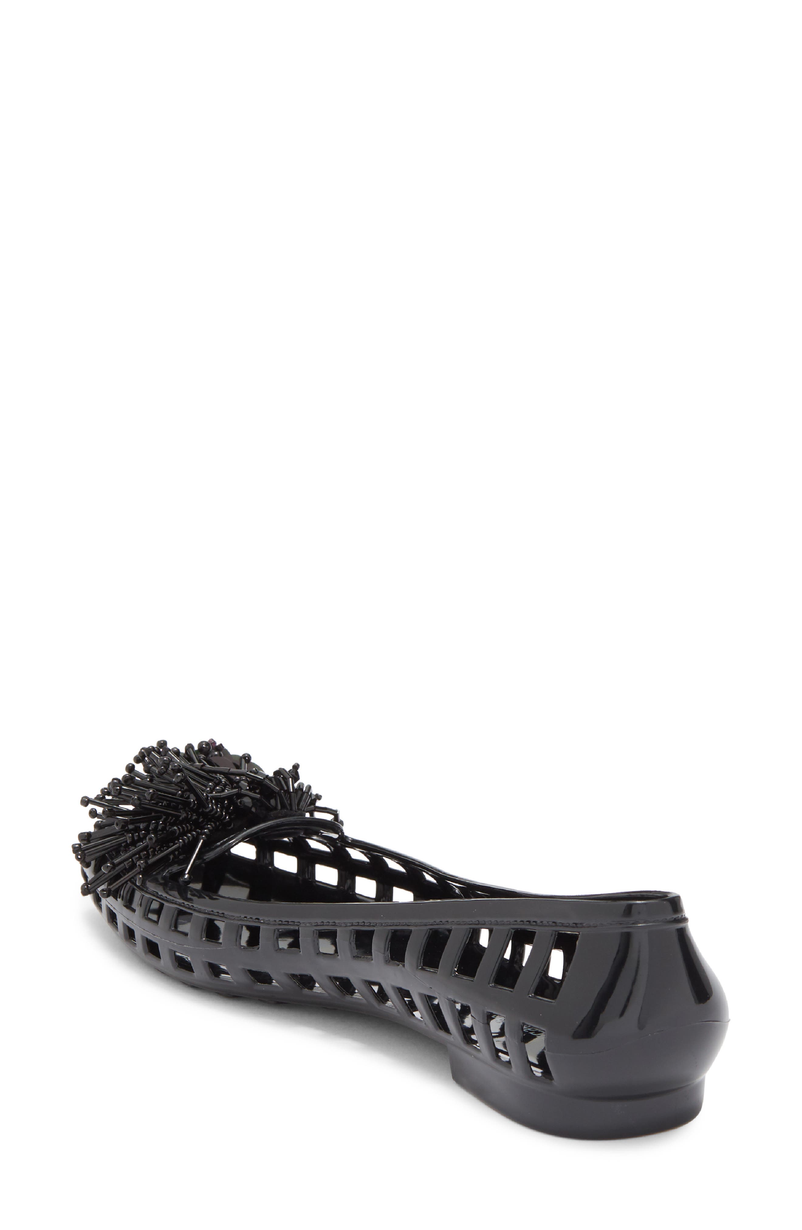 Jeffrey Campbell Urchinz Flat, Alternate, color, Black Combo