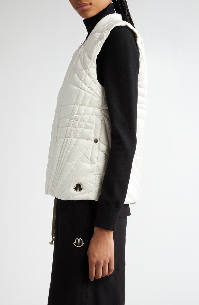 Moncler x Rick Owens Megapenta Quilted Down Flight Vest, Alternate, color, 