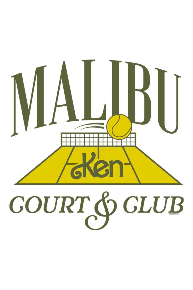 Boys' Malibu Ken Court Club T-Shirt, Alternate, color, White