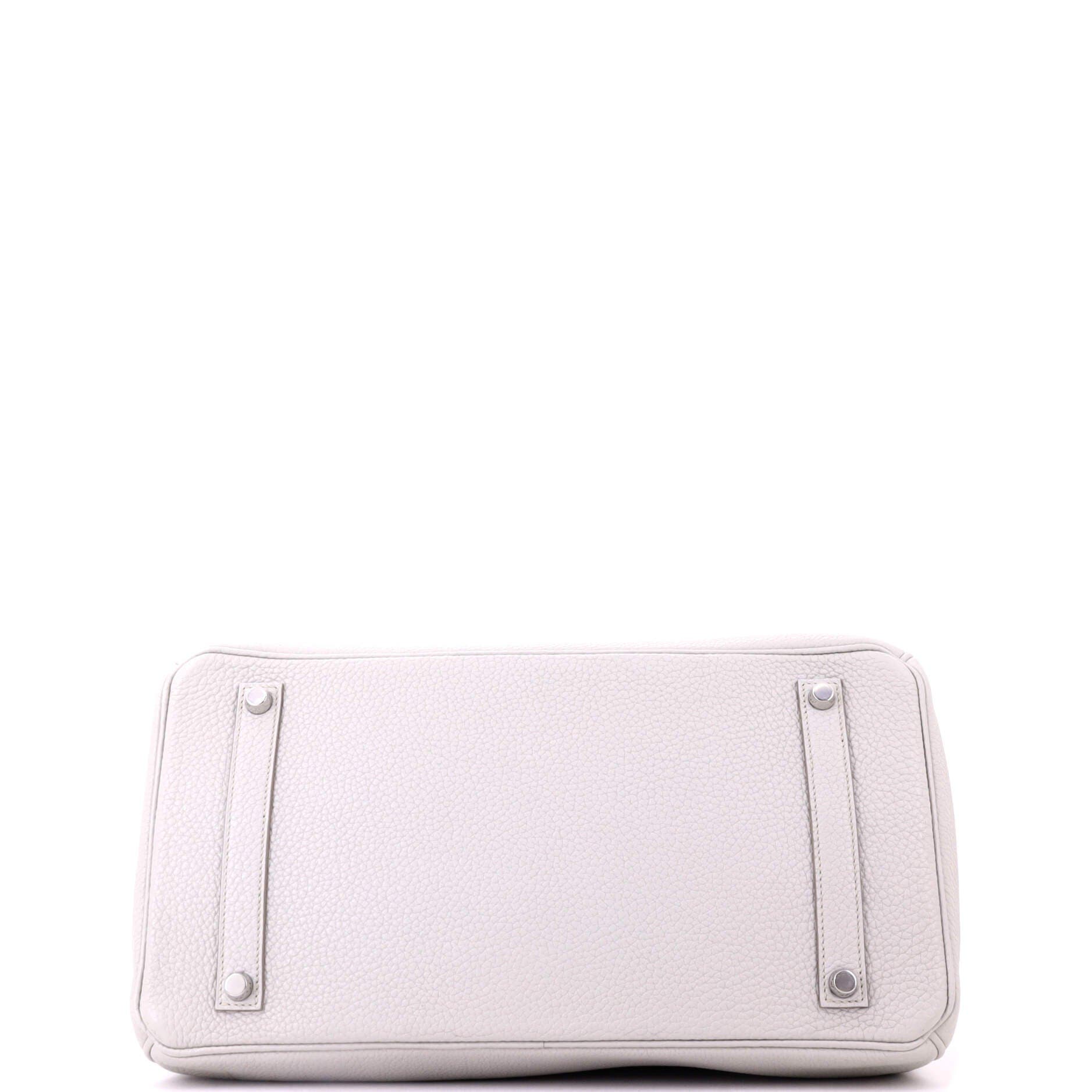 Pre-Owned Hermes Birkin Handbag Grey Togo with Palladium Hardware 35, Alternate, color, Gris Perle