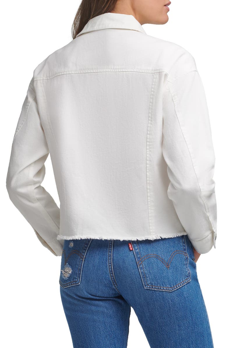 Levi's<sup>®</sup> Crop Raw Hem Utility Jacket, Alternate, color,