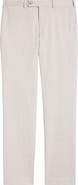 Jack Victor Piero Flat Front Stretch Cotton & Wool Pants