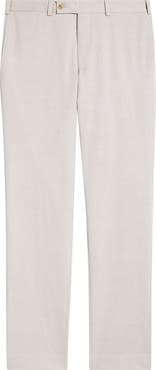 Jack Victor Piero Flat Front Stretch Cotton & Wool Pants