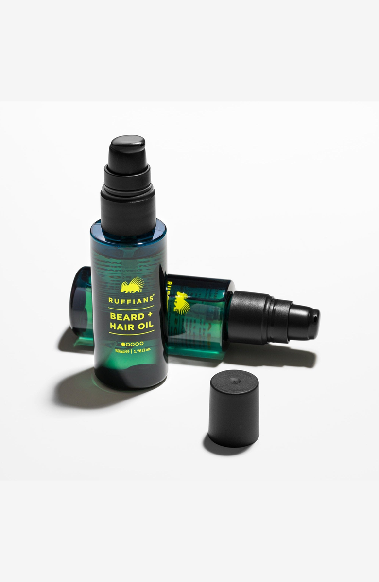 Ruffians Barbers Beard and Hair Oil, Alternate, color, NO COLOR