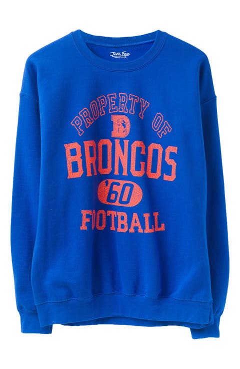 Denver Broncos Property of Flea Market Crewneck Sweatshirt
