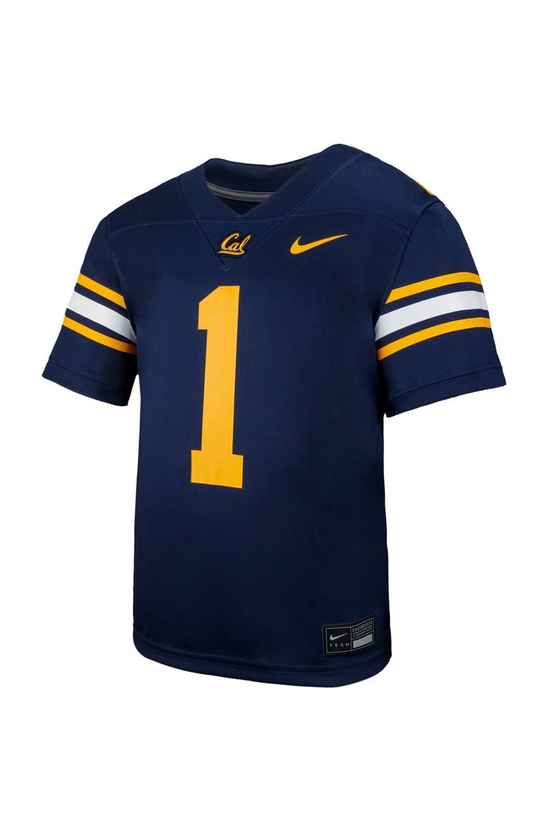 Youth Nike #1 Navy Cal Bears Untouchable Replica Game Jersey, Alternate, color, Navy