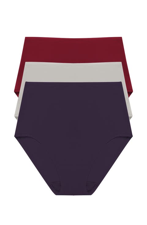 Bliss Bare Cotton High Waist Brief 3-Pack