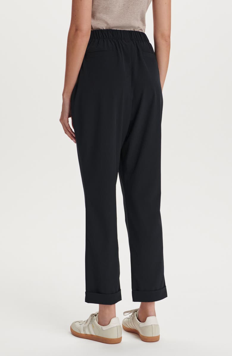 Varley Alana Slim Tapered Crop Pants, Alternate, color, Black