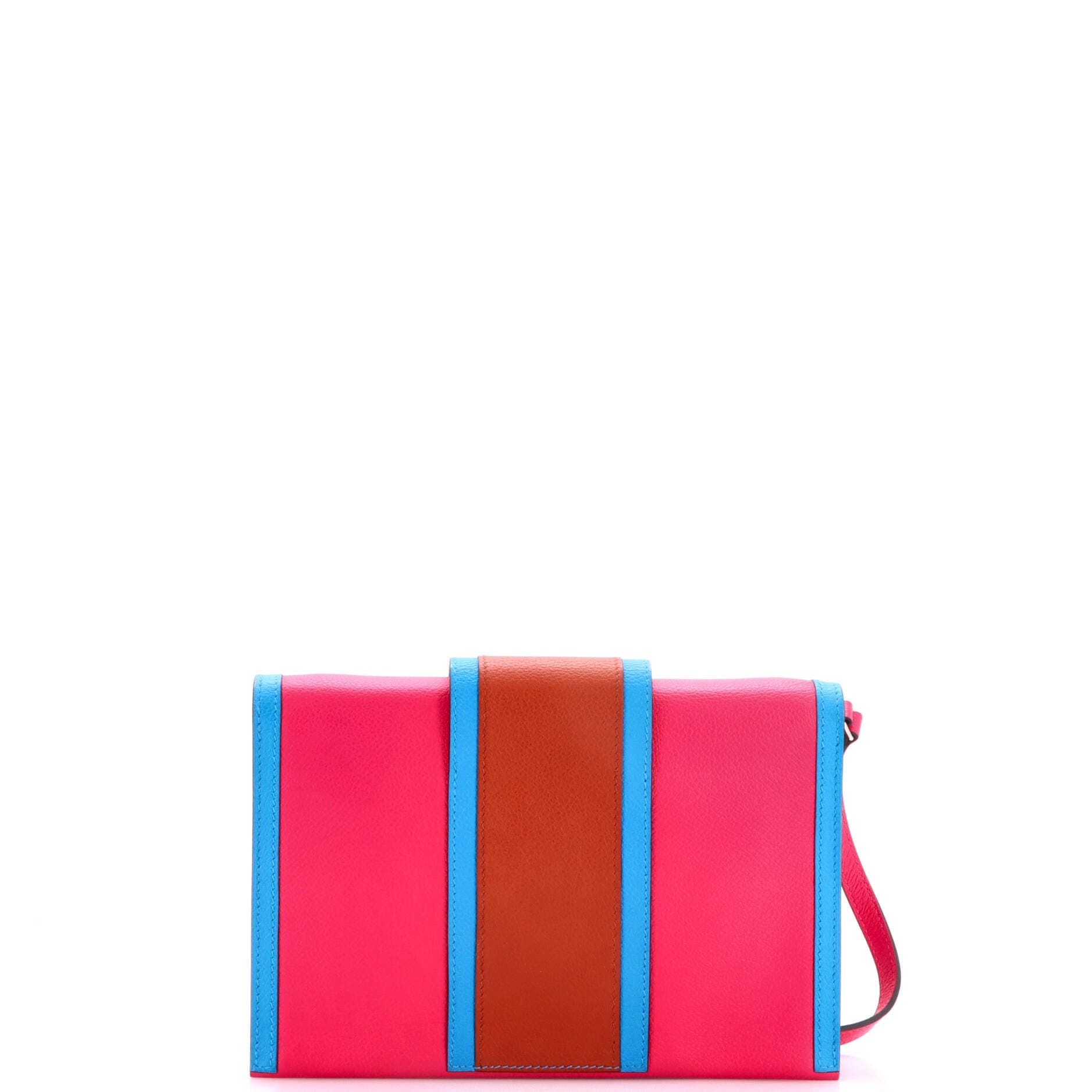 H Passant Clutch Shoulder Bag Evercolor, Alternate, color, Pink