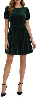 Lush Low Back Velvet Minidress