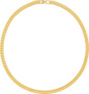Susan Caplan 1980s Vintage Monet Square Link Necklace
