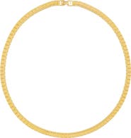 Susan Caplan 1980s Vintage Monet Square Link Necklace