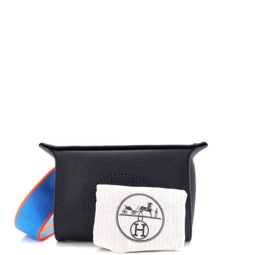 Pre-owned Hermes Hermes Videpoches Bag Togo In Black
