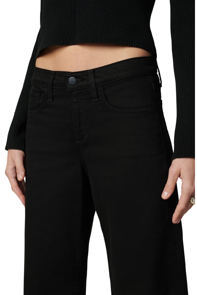 The Lou Lou Low Rise Wide Leg Jeans, Alternate, color, BLACK