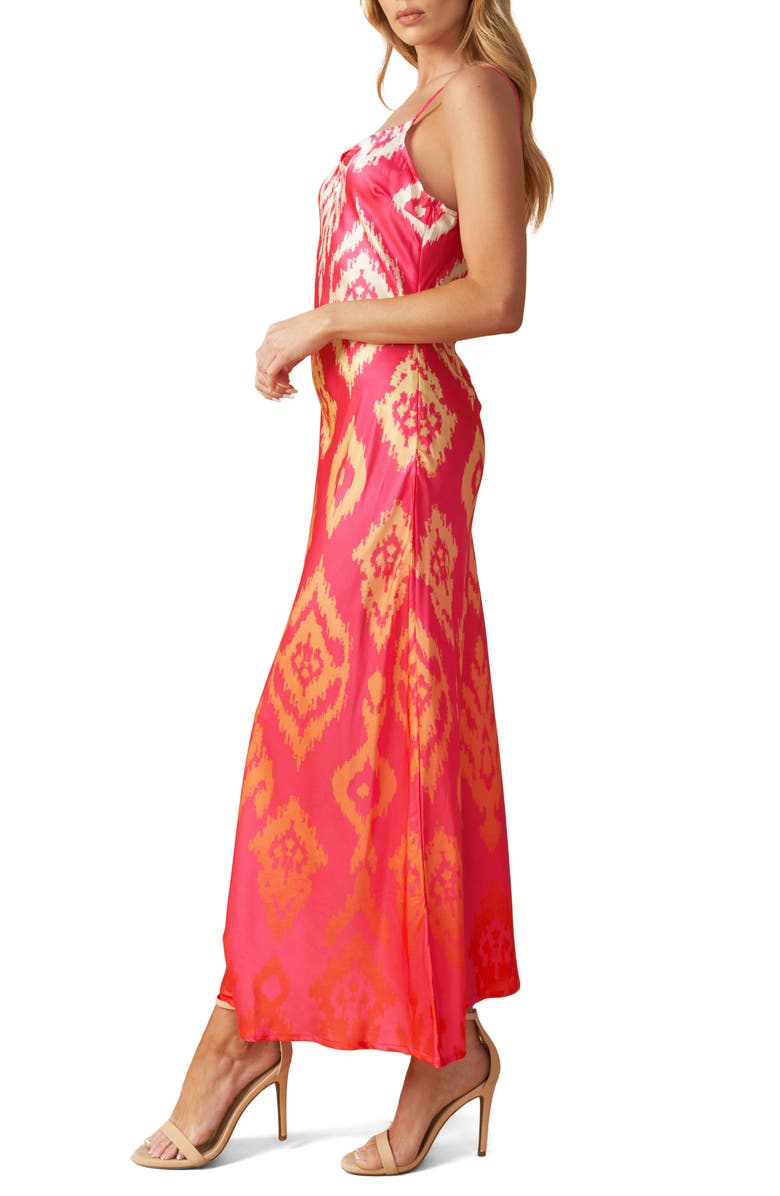 FLYING TOMATO Satin Slipdress, Alternate, color,