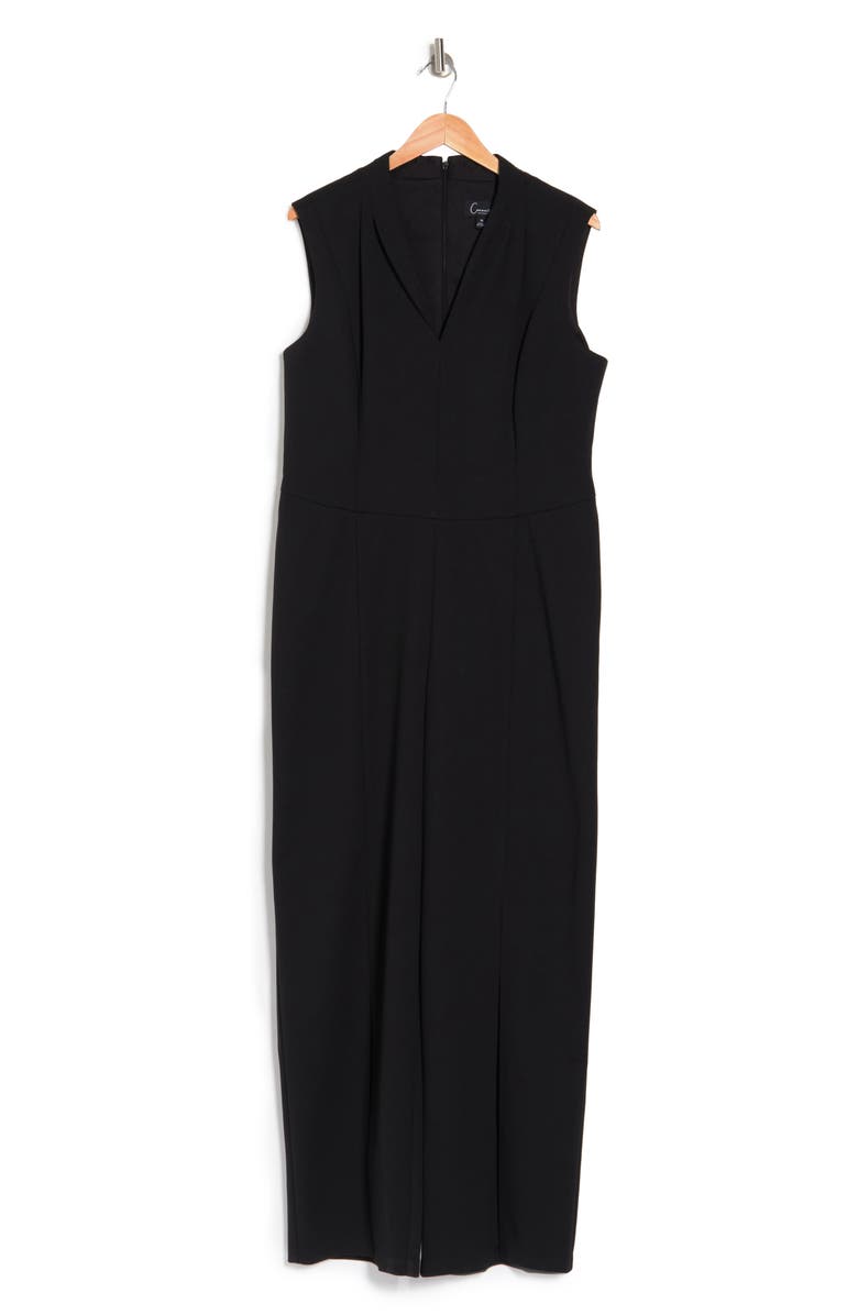 Connected Apparel Sleeveless Split Leg Jumpsuit, Alternate, color, 