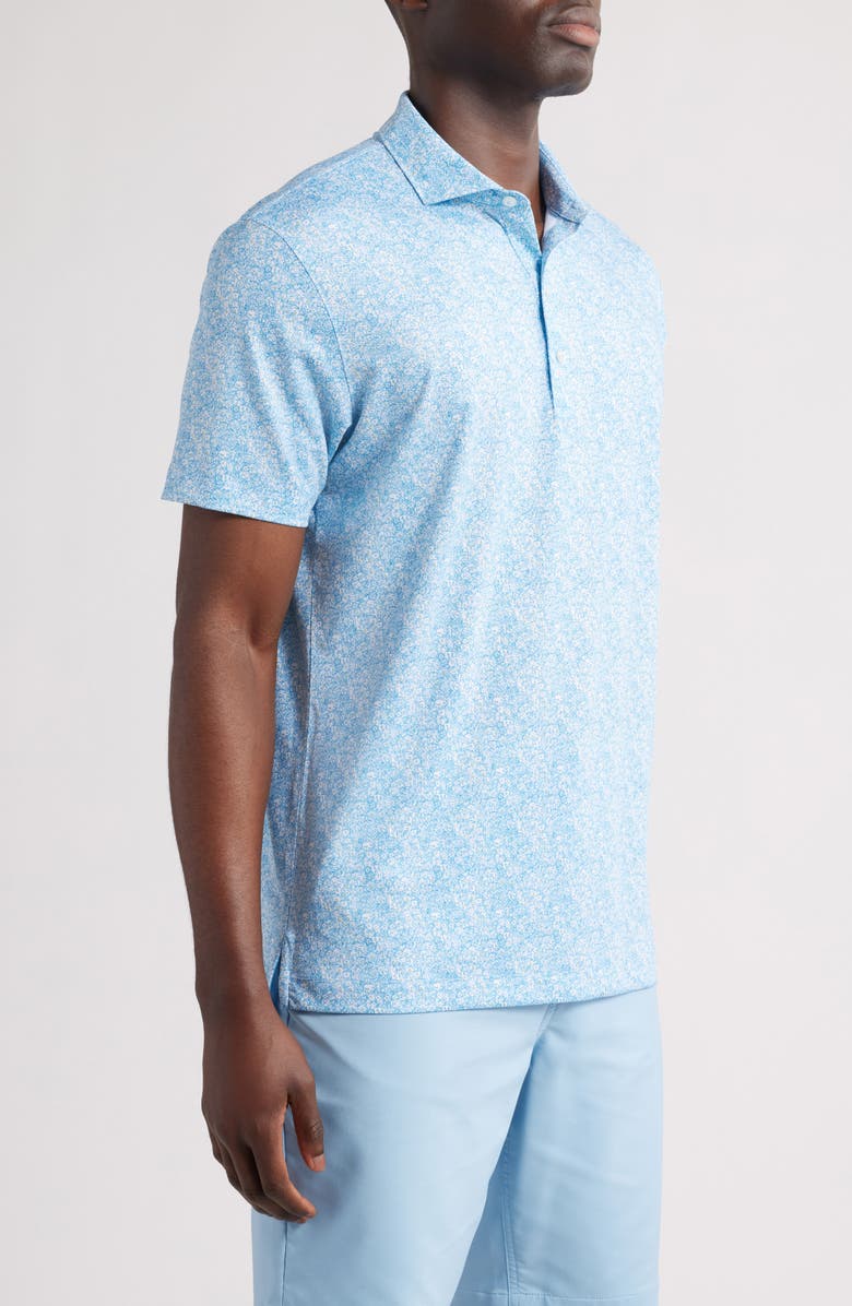 johnnie-O Wildflower Floral PREP-FORMANCE Golf Polo, Alternate, color, Mahalo
