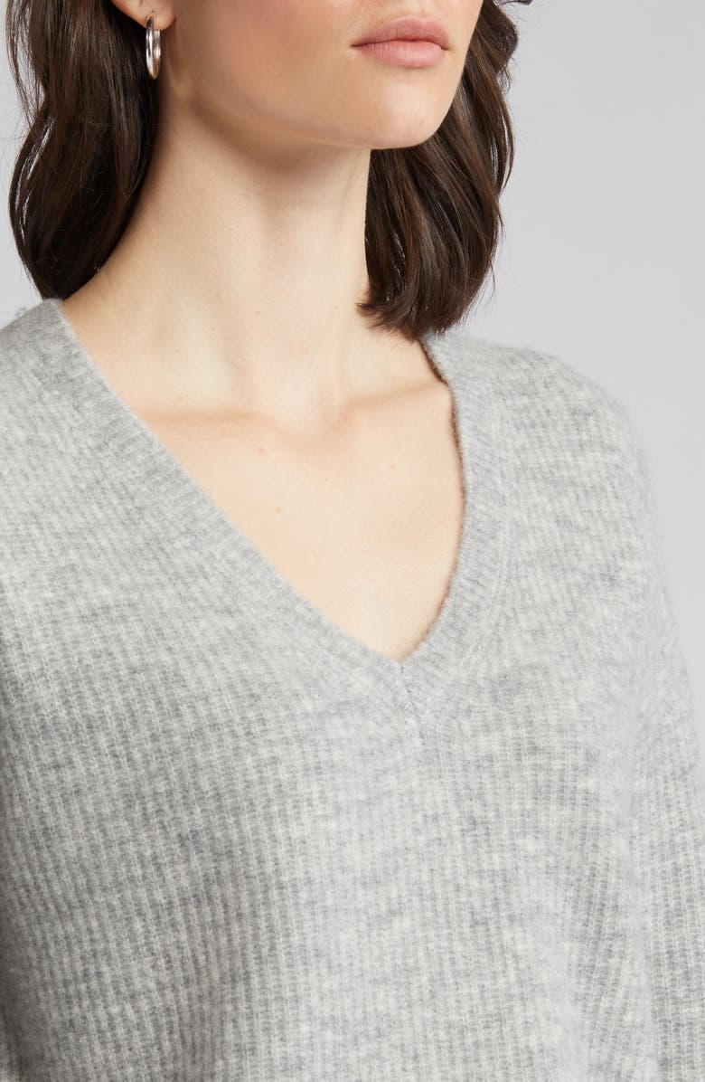 Nordstrom Signature Wool & Cashmere Blend Long Sleeve Sweater, Alternate, color, 