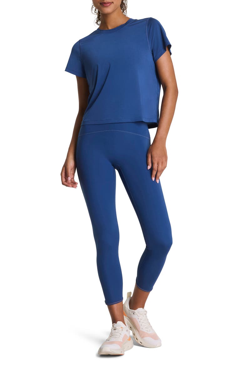 SPANX<sup>®</sup> Keep Chill T-Shirt, Alternate, color, Faded Indigo