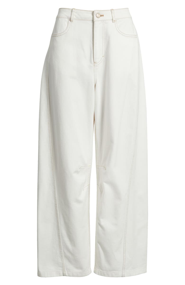 BOSS Orange Wide Leg Pants, Alternate, color, Soft Cream