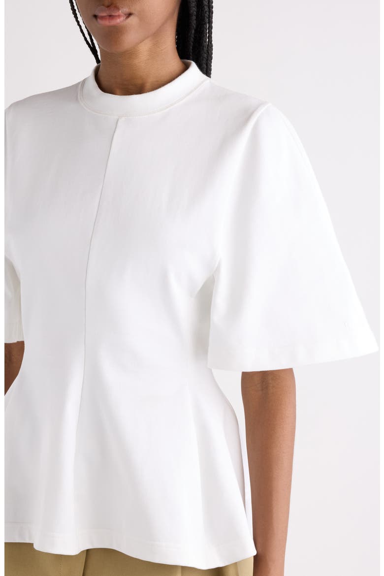 Shaped T-Shirt, Alternate, color, 9000 WHITE