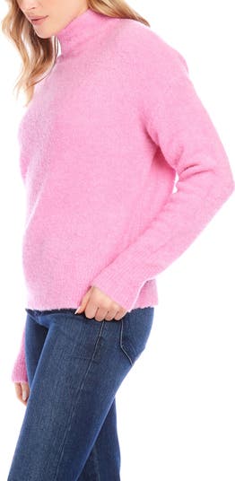 Funnel Neck Bouclé Sweater