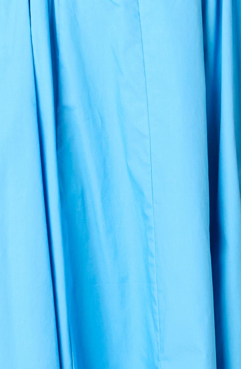 Nia Destene Back Cutout Fit & Flare Maxi Dress, Alternate, color, Capri Blue