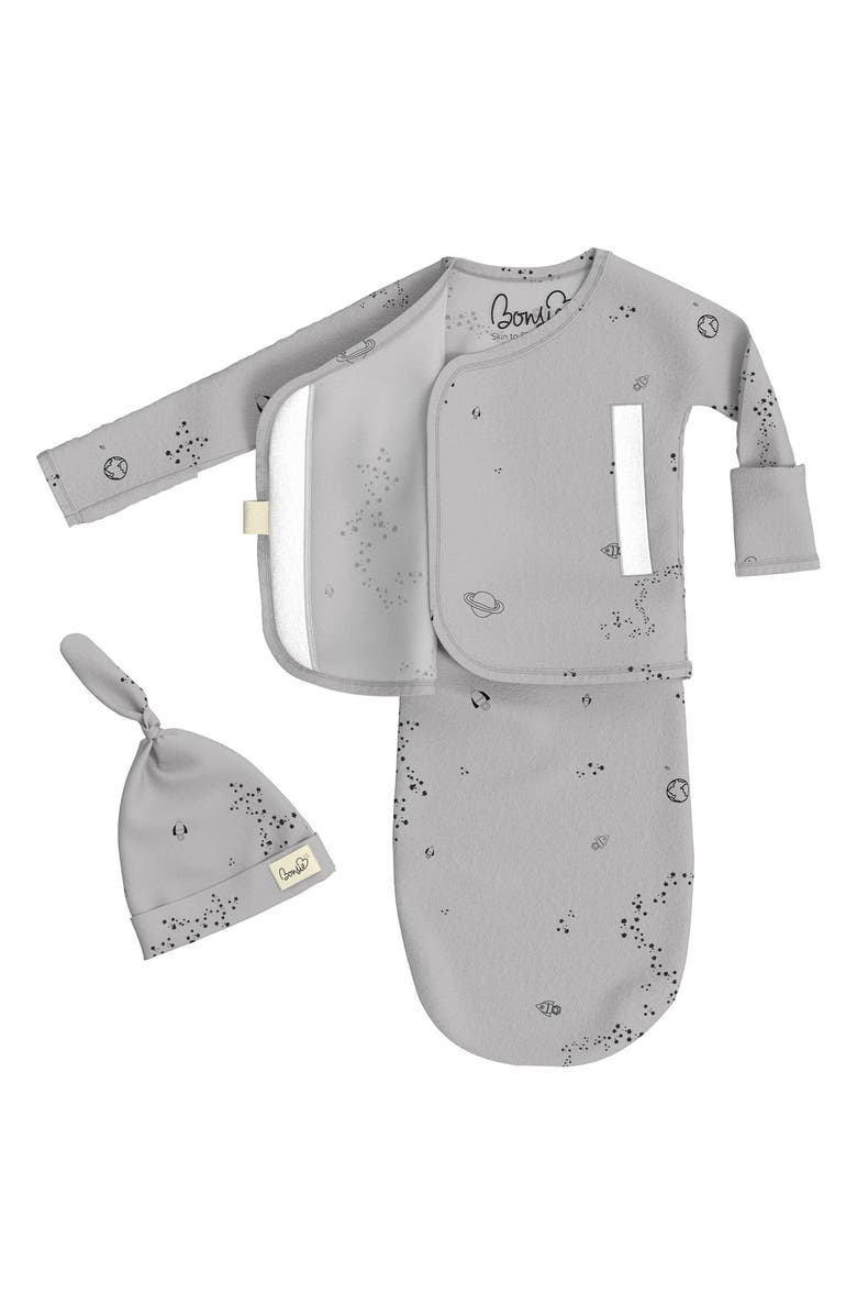 BONSIE Baby Skin to Skin Bodysuit Bag and Hat Set, Alternate, color, 