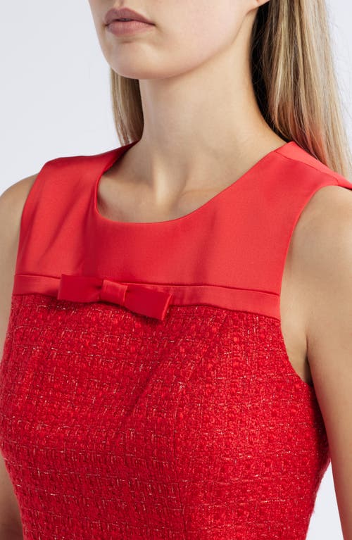 Lilly Pulitzer Ritzy Boucle Shift Dress In Rococo Red