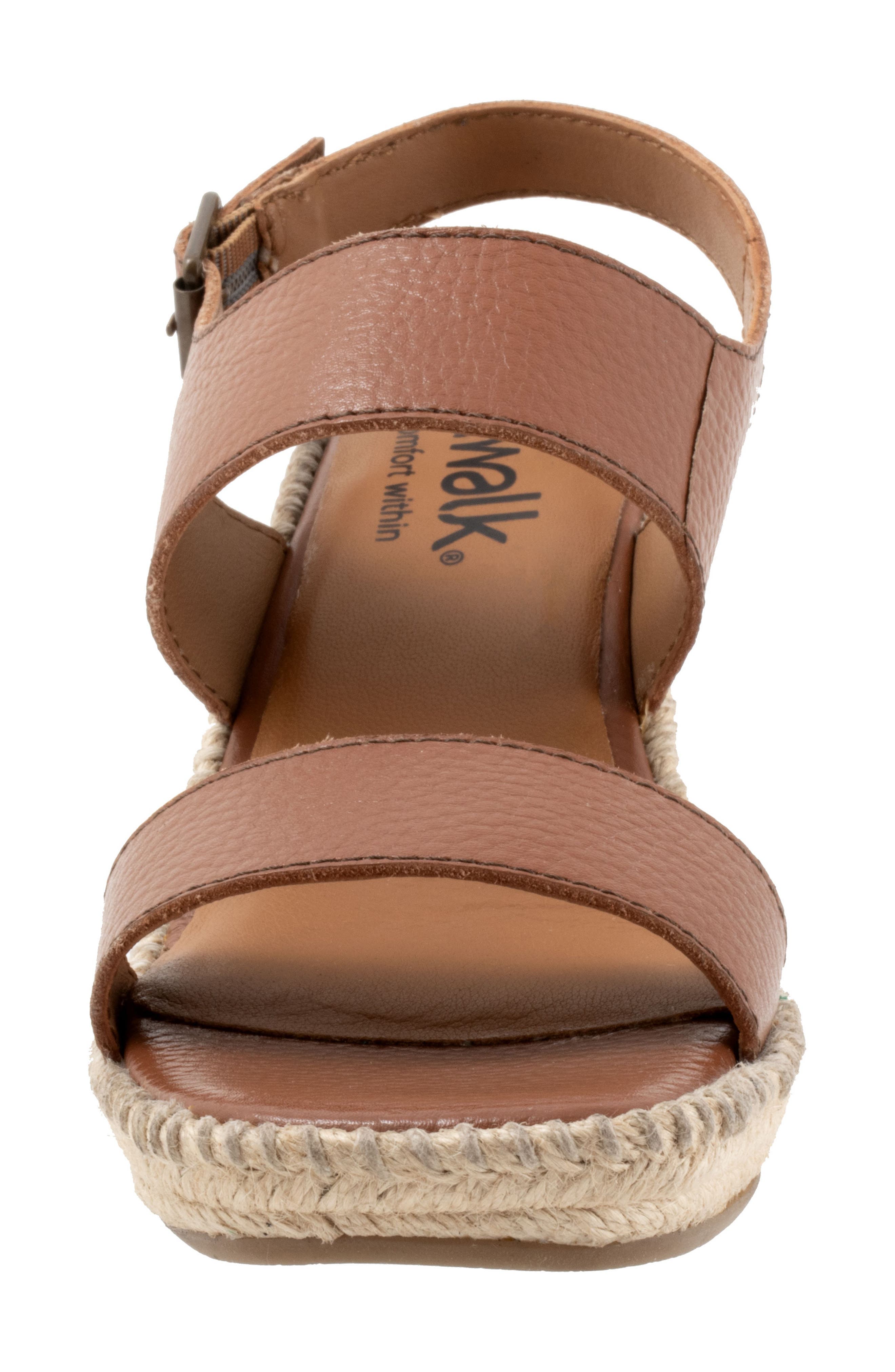Hartley Espadrille Wedge Sandal, Alternate, color, BROWN