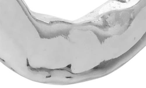 Monica Vinader Siren Mini Huggie Earrings In Metallic