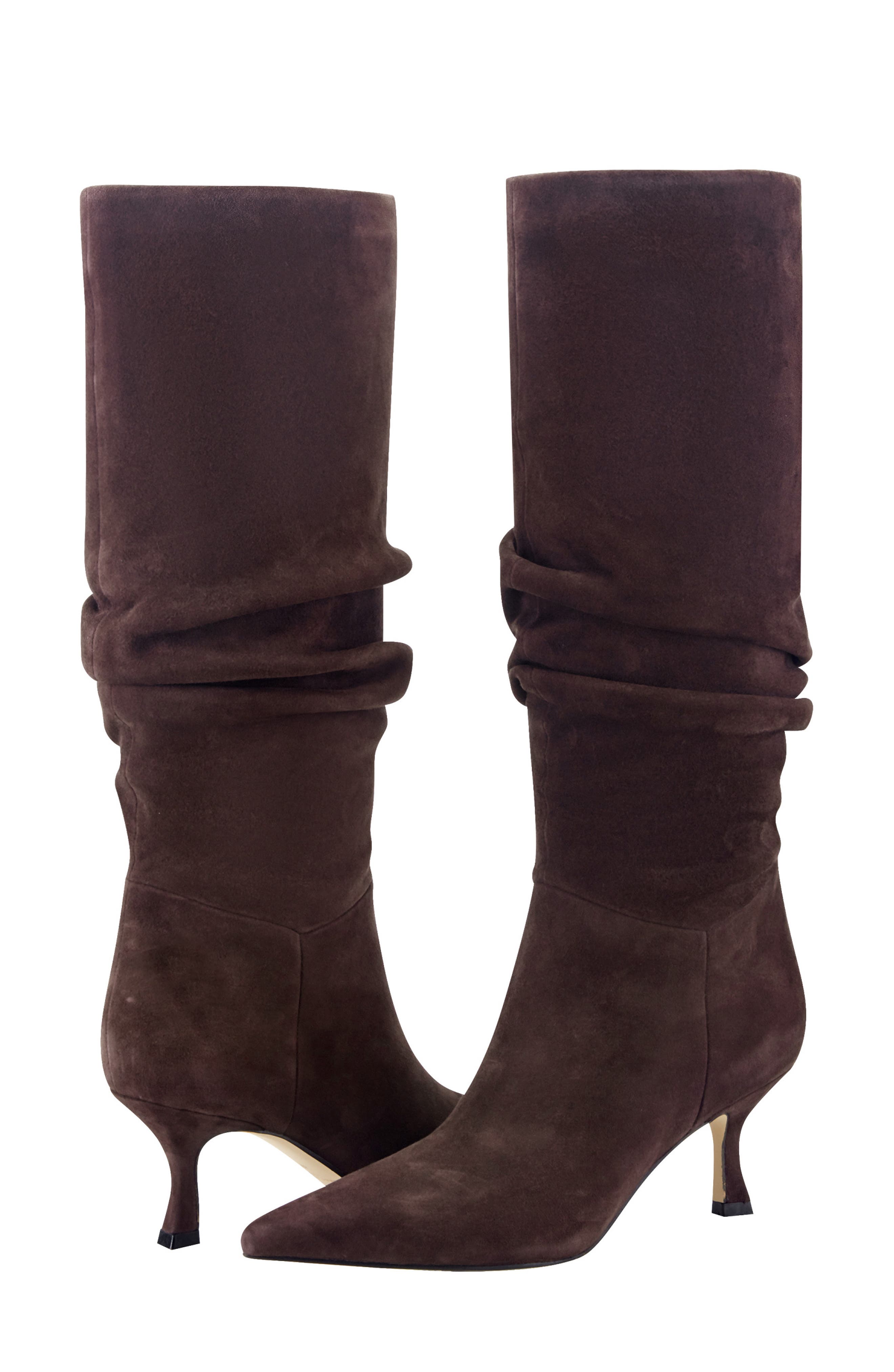 Vinter Pointed Toe Knee High Boot, Alternate, color, DARK RED