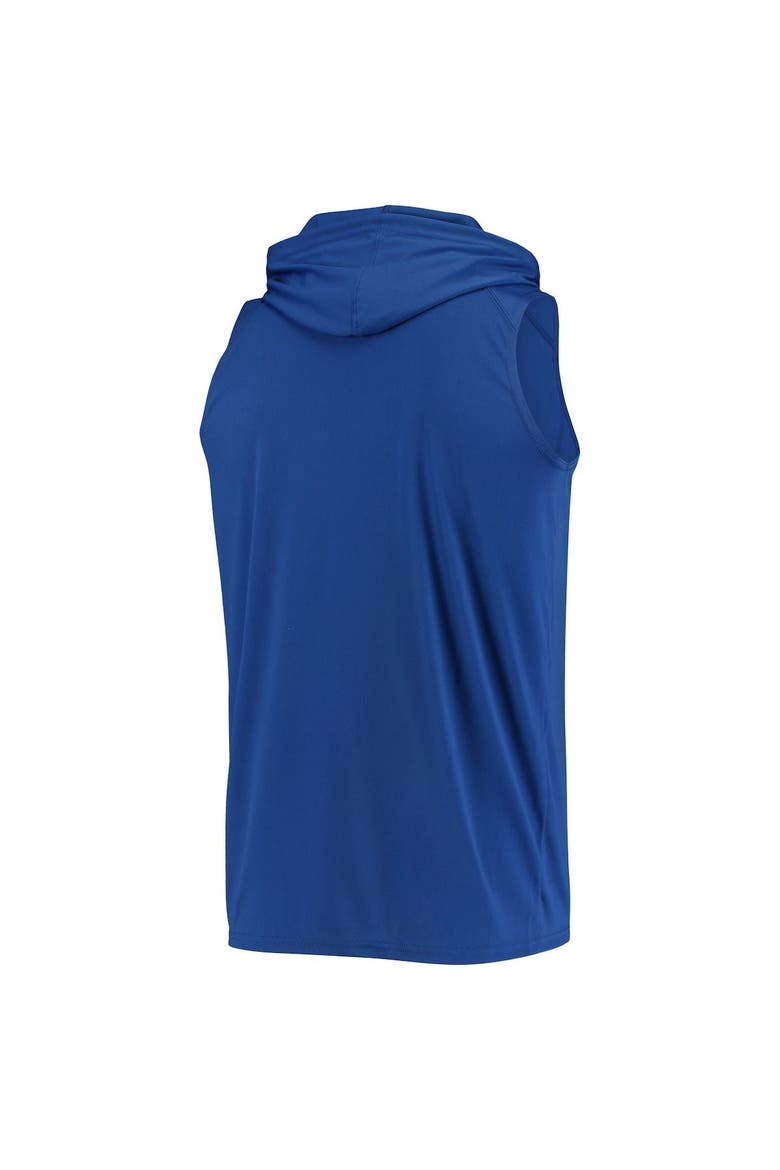 Men's Stitches Royal Chicago Cubs Sleeveless Pullover Hoodie, Alternate, color, Royal