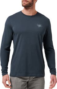 TravisMathew Favorite Place Long Sleeve Cotton Graphic Pocket T-Shirt