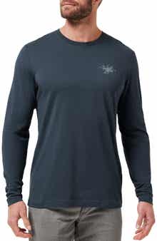 Favorite Place Long Sleeve Cotton Graphic Pocket T-Shirt