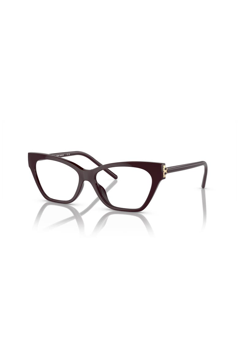 54mm Cat Eye optical glasses, Main, color, Red