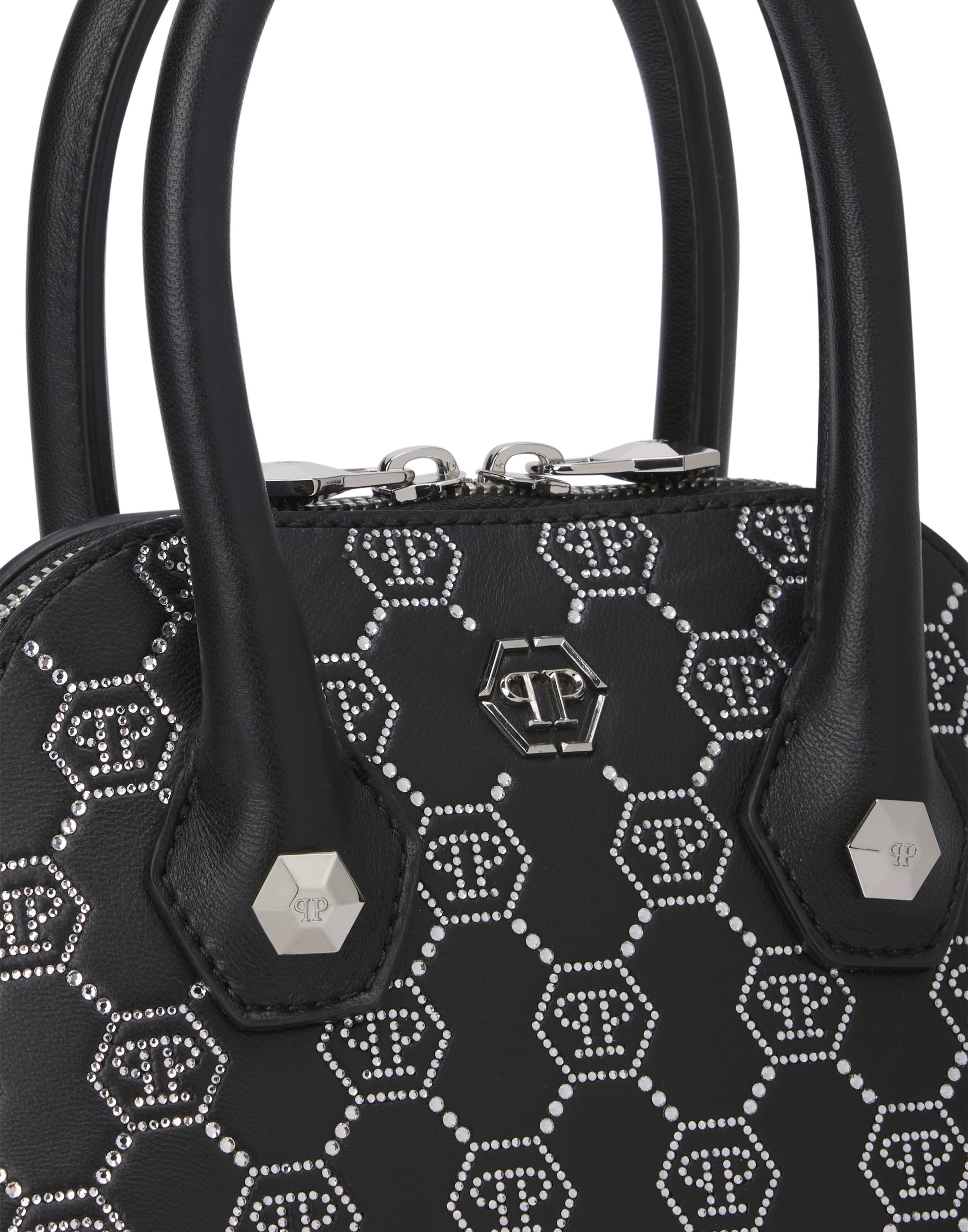 Majestic Handbag Monogram Small Women, Alternate, color, black