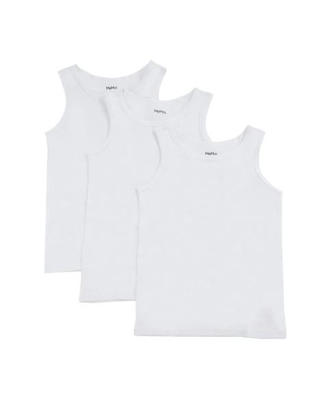 Kid's Sleeveless Cotton Tank 3-Pack (Toddler, Little Kid & Big Kid)