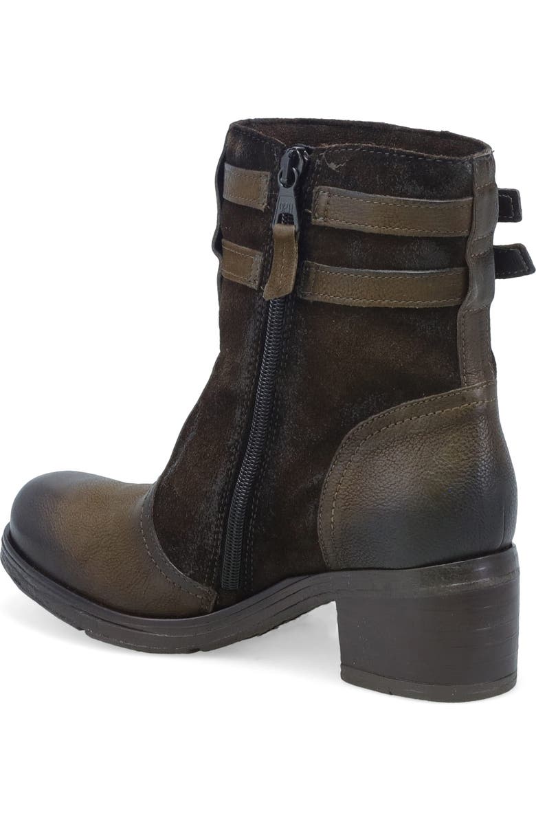 Miz Mooz Stellar Dual Buckle Bootie, Alternate, color, Brown
