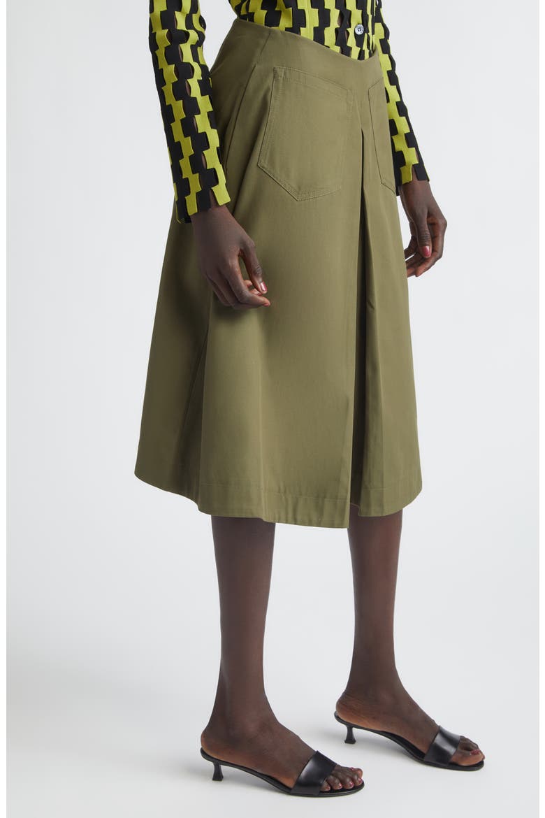 Louise Cotton Bermuda Shorts, Alternate, color, LEAF