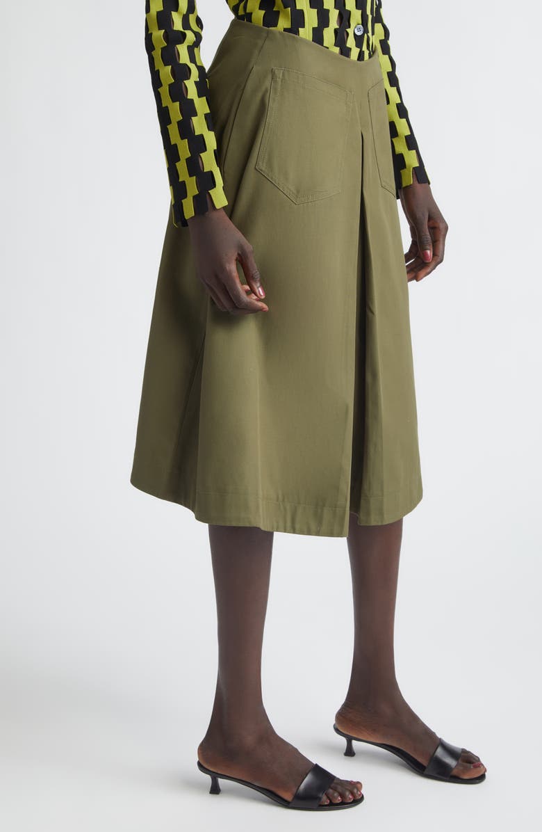 ZANKOV Louise Cotton Bermuda Shorts, Alternate, color, Leaf