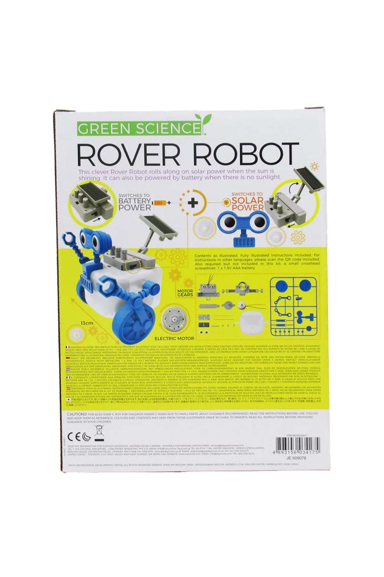 Green Science Rover Robot Diy Robotics Kit, Alternate, color, Multicolored