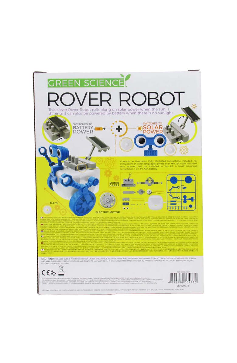 4M Green Science Rover Robot Diy Robotics Kit, Alternate, color, Multicolored