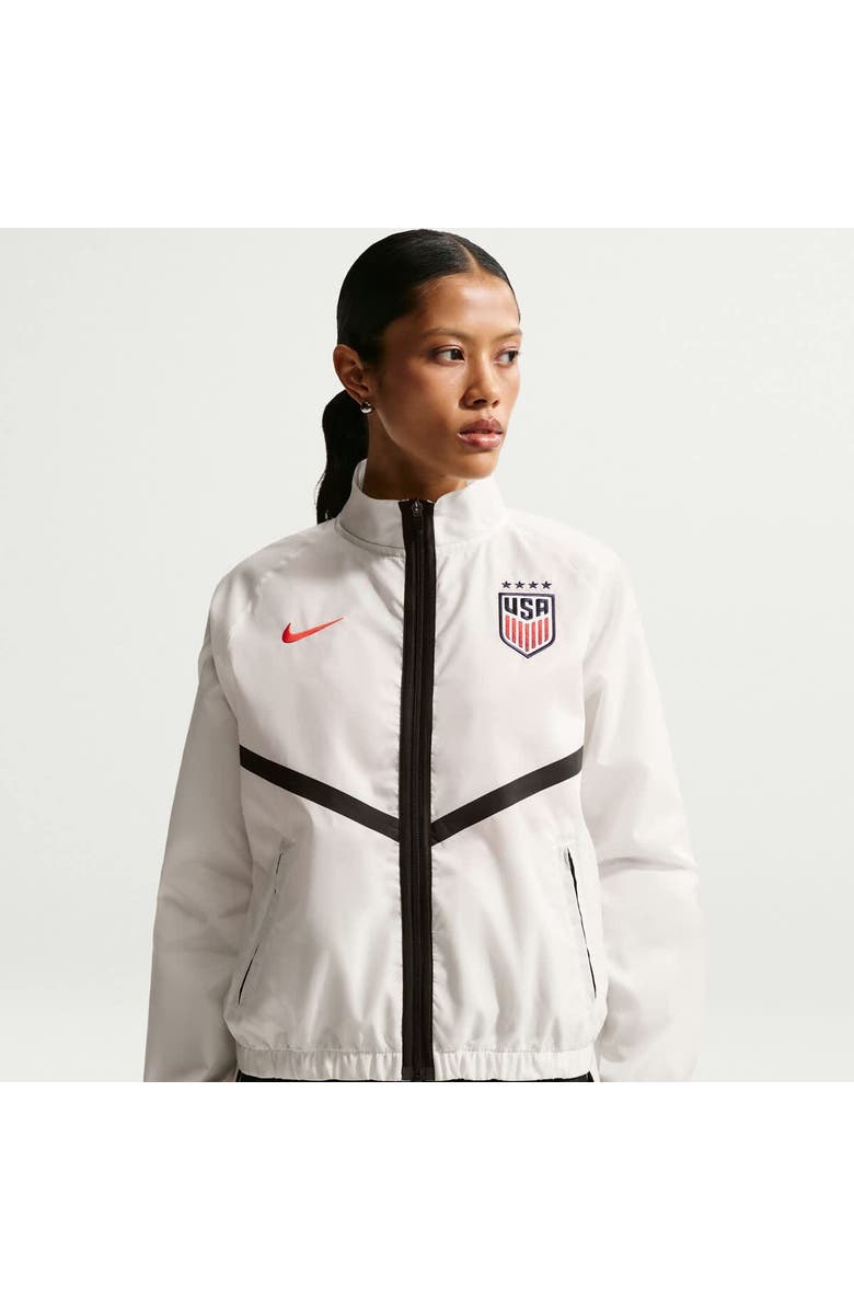 Nike Women's Nike White USMNT 2026 Anthem Dri-FIT Full-Zip Jacket, Main, color, White