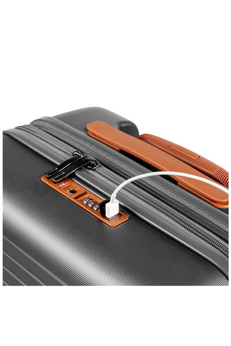 Vintage II 20-Inch Hardside Spinner Carry-On, Alternate, color, DARK GREY