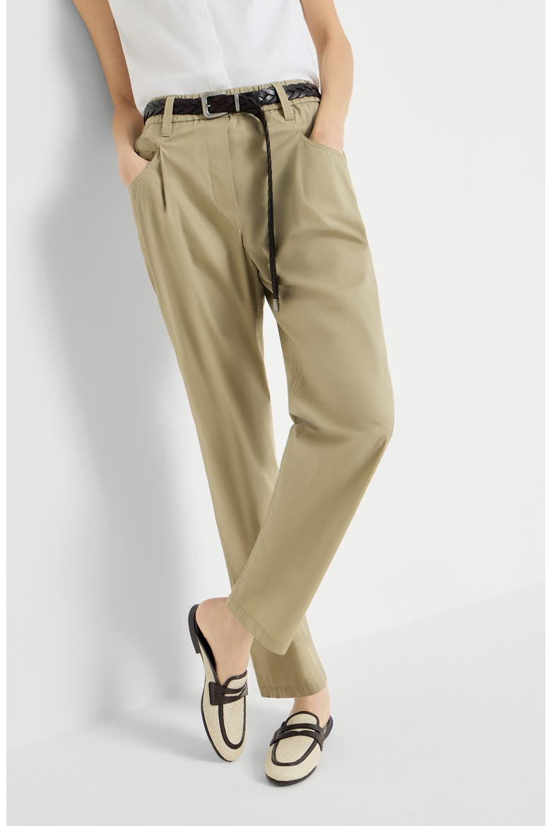 Five-pocket Track trousers, Alternate, color, Khaki
