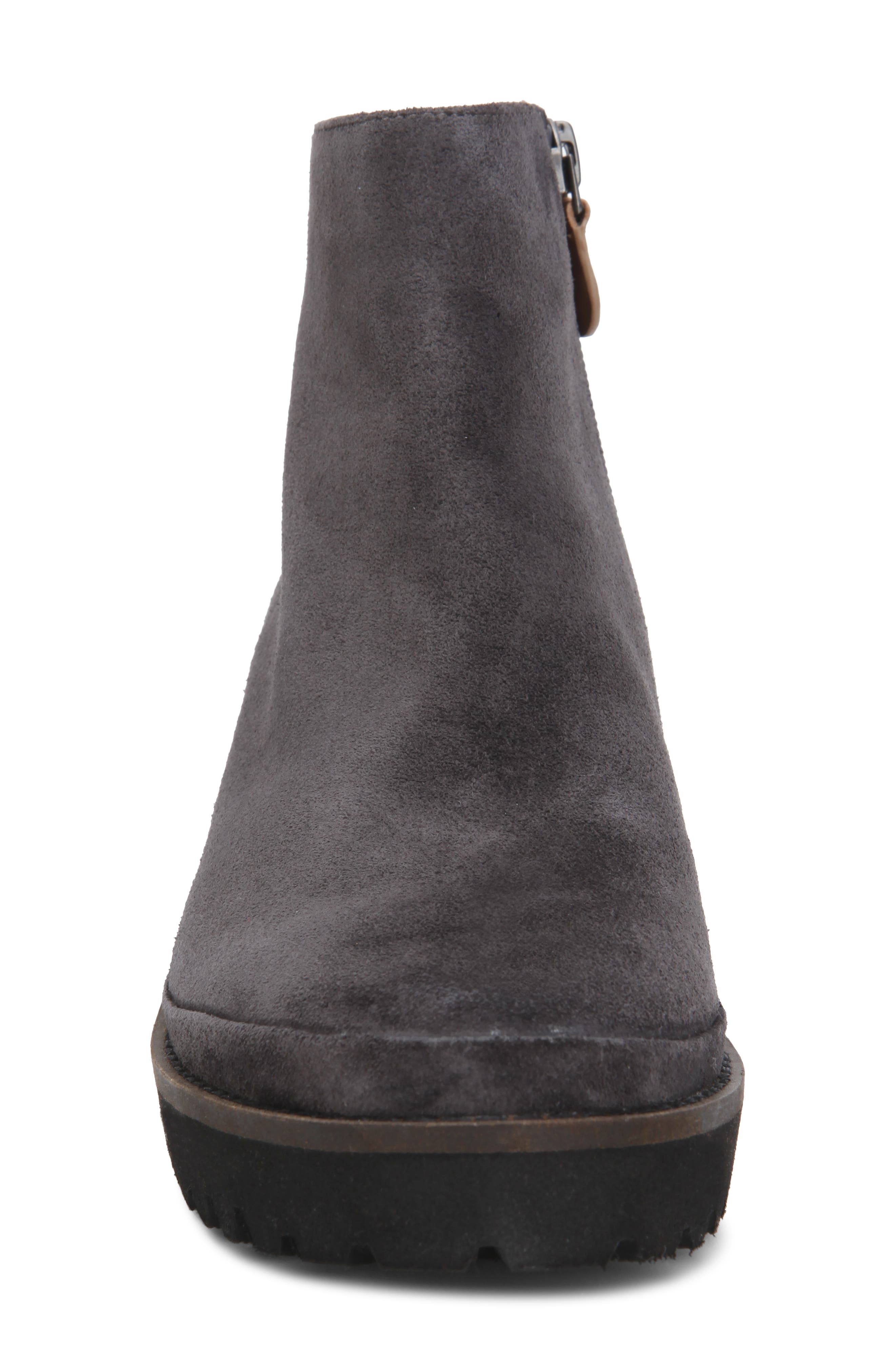 by Kenneth Cole Mona Bootie, Alternate, color, CHARCOAL SUEDE