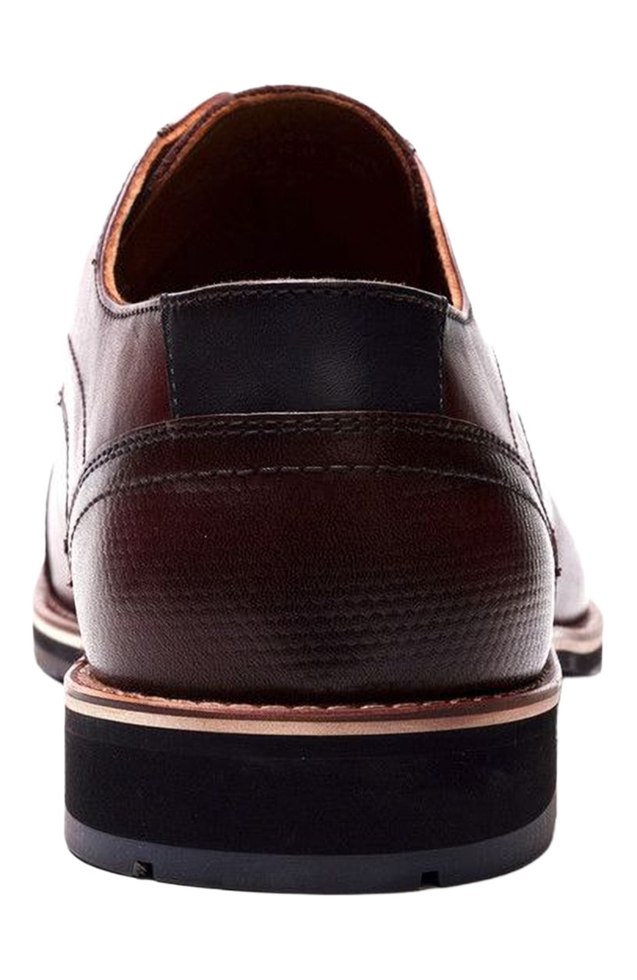 New York Lace-up Derby, Alternate, color, Brown Leather