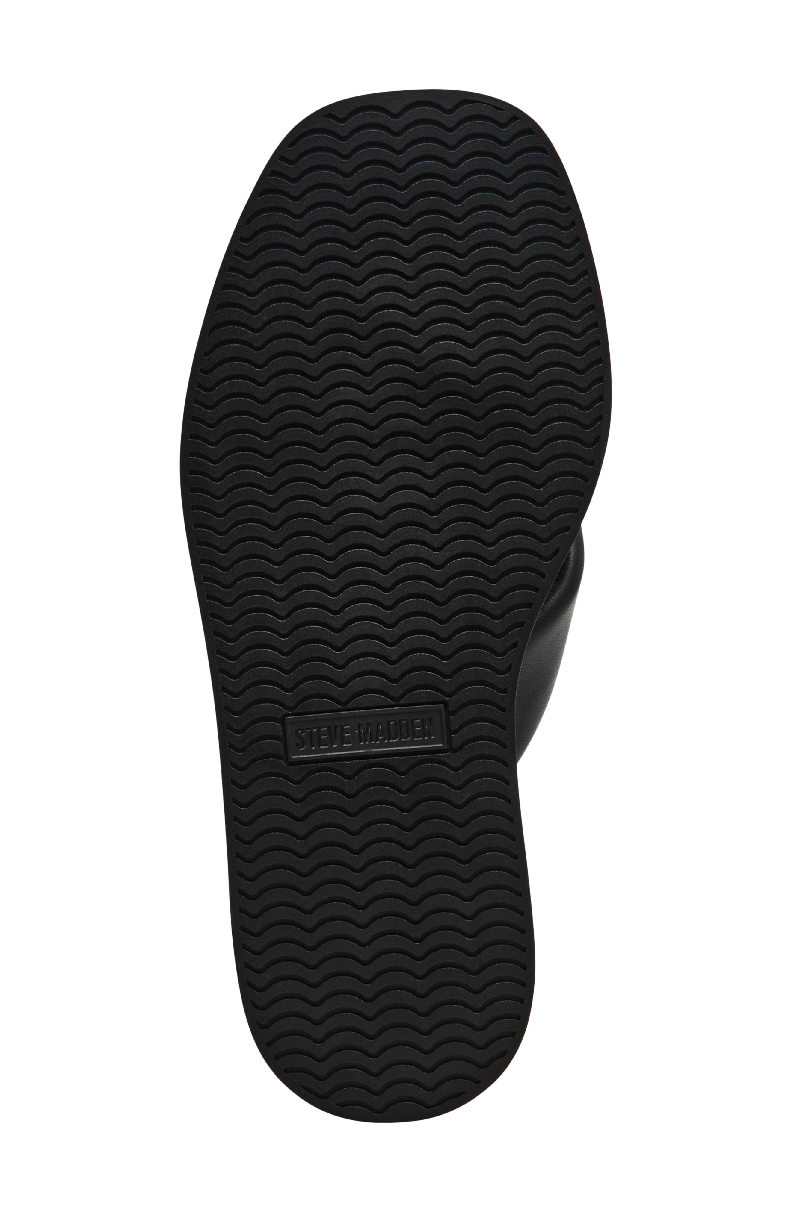 Steve Madden Bella Thong Platform Slide Sandal, Alternate, color, Black